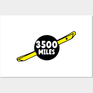 onewheel 3500 Miles Posters and Art